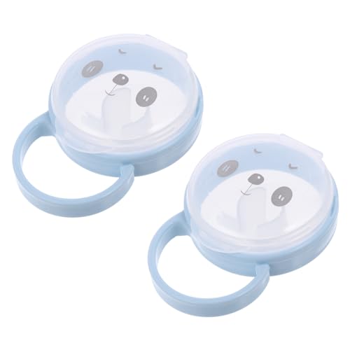 ibasenice 2個入り ボックス 収納ボックス クリアコンテナ ストレージコンテナ ワイプ シート 車 充電器 保護ケース 漫画 収納容器 pp Blue