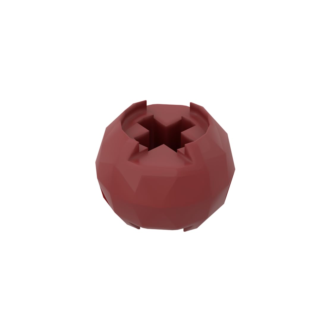 53585 Ball Joint Technic Ball Joint with Through Axle Hole 50 Pieces GDS-1056 Compatible with Lego Building Blocks Color:Dark Red 154