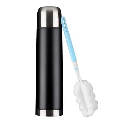 Thermos 1L Nero in Acciaio Inox