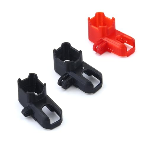 UAZNJFZ 3D Printed TPU Mount Framework Support Bracket Holder Protection Compatible with RunCam Thumb Pro Version 4K Action Camera Compatible with FPV Drone(RED M5)