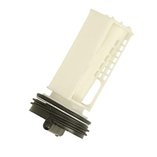 Washing Machine Drain Pump Filter, White, Plastic, for Samsung J1245VWW, J141UWN, Q1420VWW, RB29FWJND, WD0024W8N, WF0104W8E, WF0702W7W and more