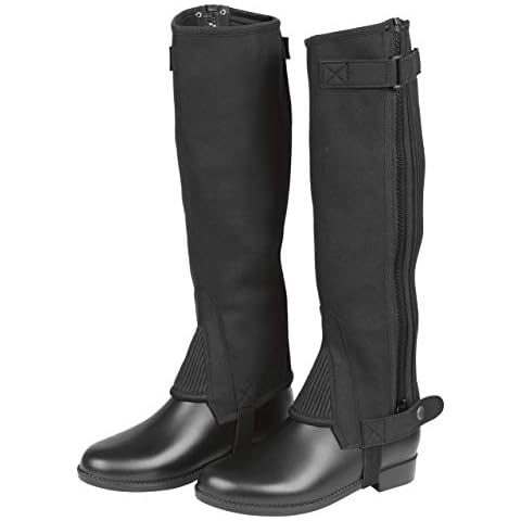 Covalliero Kid'S Classic Stretch Mini Chaps - Black, Size 134 Cover