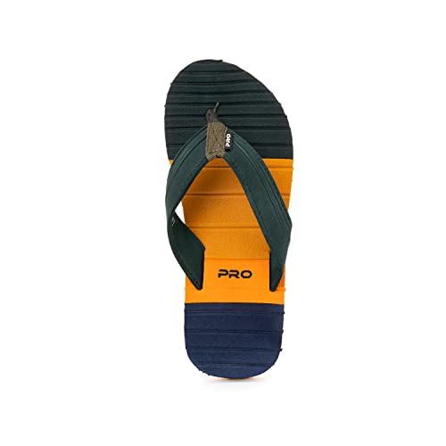 Image of Pro Green Thong Slippers for Men - Size 7