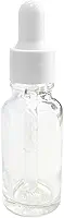 Conta Gotas De Vidro Cristal 20ml (10 Unidades) (Cristal C/Branco)