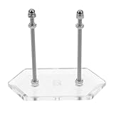 SHINEOFI Soporte de Pared Transparente para Patineta de Acrílico Colgador Flotante para Tablas de Skate y Longboard Organizador Horizontal para Almacenamiento Seguro en Hogar y Garaje