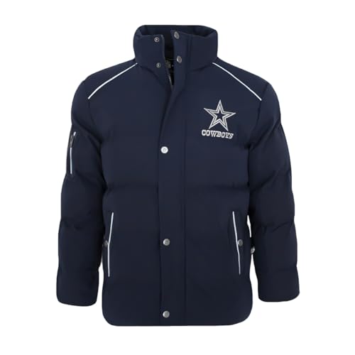 Opiniones y reviews de Caballero Logo , listamos los 10 mejores. 48 NFL Chamarra Gruesa para Hombre de tu Equipo Favorito, Licencia Oficial 100% Original, Bolsas Reflejantes, Logos Bordados en Brazo y Espalda. (MX/US, Alfa, Mediano, Regular,...