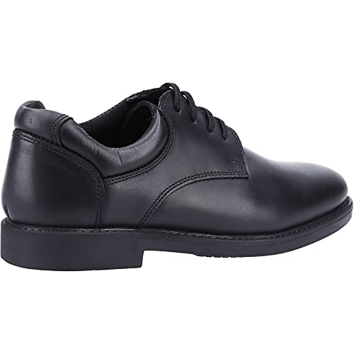 Hush Puppies Tim, Jungen Derby Schnürhalbschuhe, Schwarz (Black), 38 EU(5 UK)