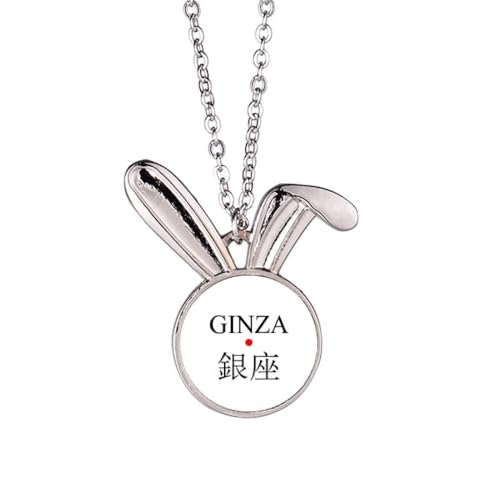 Collier lapin soleil rouge Ginza le bijou idéal pour vos tenues d'été