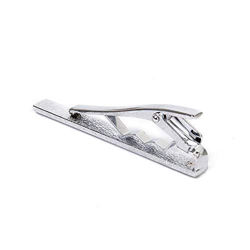 Prendedor de gravata para homens com clipe de gravata com clipe de barra simples para negócios de ca