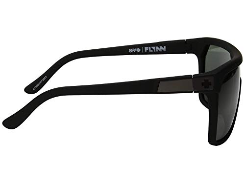 Spy Optic Flynn Sunglasses Soft Matte Black w/Happy Grey Green Lens3