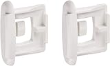 (2 Pack) EXPWD12X10304 GE Dishwasher Top Rack Slide End Cap Clip Replaces WD12X10304, PS2370502 AP4484666 WD12X344, WD12X0344, WD30X93, WD30X97, WD12X10238