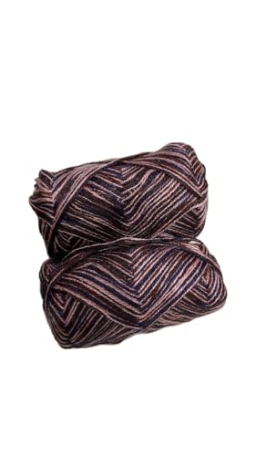 Image of 3 Ply Knitting Wool Yarn, Supersoft Hand Knitting Wool for Craft, Crochet, Amigurumi, Embroidery (Shade 8 180 GM)