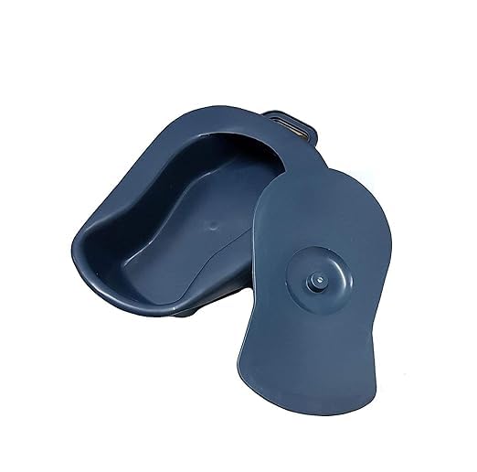 LISAMED Plastic Bedpan For Men And Women | Unisex Polypropylene Bed Pan With Lid-image-28