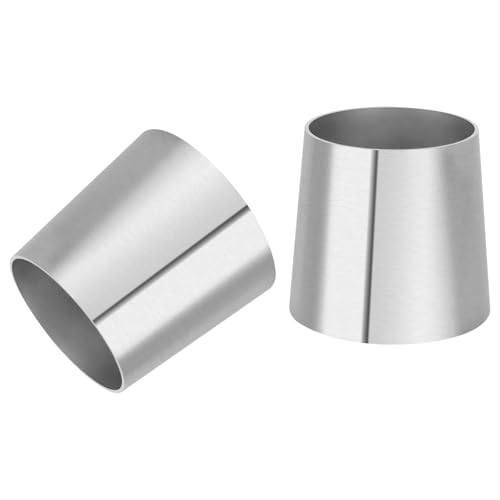 Mandrel Exhaust Bend Elbow Pipe Concentric Reducer Car Exhaust Adapter for Car Piping Stainless Steel 2.5 Inch to 3 Inch OD 2 PCS