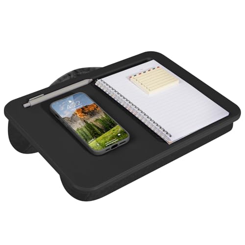 LAPGEAR Compact Lap Desk Fits Up to 14 Laptops Black Style No. 43108