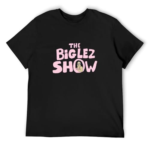 JINMEIXINYUE The Big LEZ Show Men's T-Shirt Unisex Black Clothing Tee XL