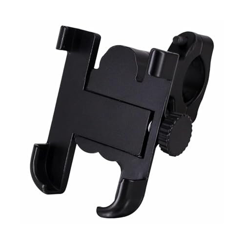 Image of Universal Bicycle Phone Mount Holder, Adjustable Handlebar Clamp, Black (C1)