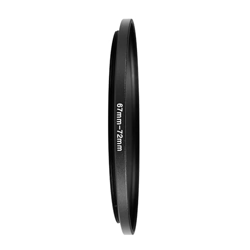 Image of 67-72mm Step-Up Ring Adapter, 67mm to 72mm Step Up Filter Ring for 67mm Lens Install 72mm ND CPL UV Camera Lens Filter(67mm-72mm)