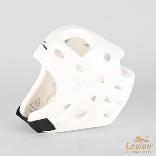 Image of Taekwondo WT Imported Head Guard Karate Martial Arts Helmet Kids Small Size White Color