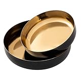 Knabberschalen Set hochwertig mit einem ø von 22 und 18 cm - Höhe 4 cm