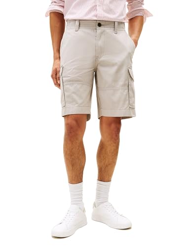 Tommy Hilfiger Men's Hilfiger Cargo Short Casual, Drizzle, 38