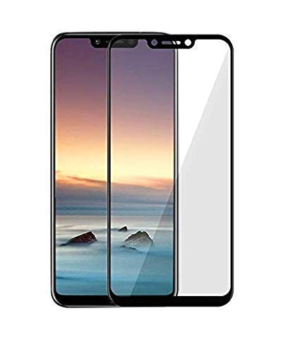 CellShell Premium Edge to Edge Full Glue, No Rainbow, Full Front Body Cover Tempered Full Glass Screen Protector Guard for Infinix Hot S3X - Black