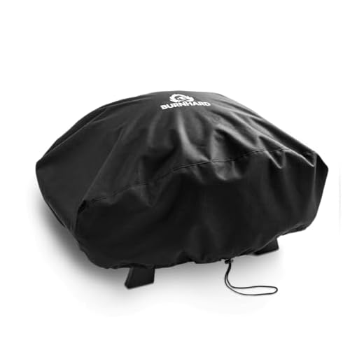 BURNHARD wasserdichte Abdeck-Haube für tragbaren 2-Brenner Gasgrill Wayne, UV-resistente Grill-Abdeckung, wetterfeste Abdeckplane, Schwarze BBQ Cover Schutzhülle, Schutzehaube, Wetterschutzhülle