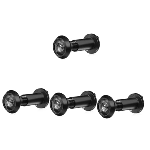Mikikit 4pcs Mirilla de Puerta Ángulo Amplio para Puertas Frontales Óptica de Imagen Uso Versátil Hogares y Oficinas Hilo Fino para Mayor Seguridad miniatura 1
