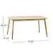 Christopher Knight Home Nyala Wood Dining Table, Natural Oak Finish