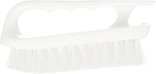 Image of SPARTA 4002402 Ergonomic Iron-Shaped Handle Scrub Brush, 6 inch, White (Pack of 12)