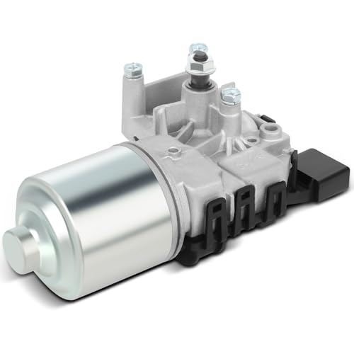 Image of SCITOO Windshield Wiper Motor Fits For 2011-2015 for Volkswagen Jetta, Replacement OE# 5C7955113D, 4 - Pin | Direct fit for 2011-2015 For Volkswagen For Jetta|Replaces OE 5C7955113D|4 Pins|Fit for Front Wiper Motor Sliver /Black