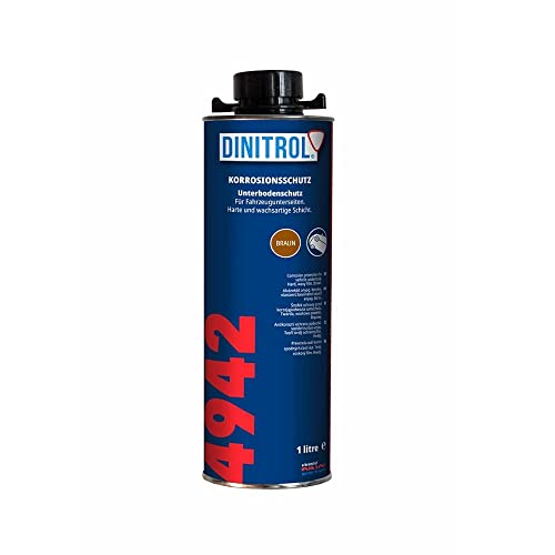 DINITROL® 4942 Brown Underbody Chassis Self Healing Wax Protective Coating - 1 Litre Canister (Schutz style screw cap)