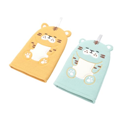 minkissy 2個 シャワーワイプ 体 たち アイテム スポンジ スクラバー バス つめた シャワーを浴びる 生意気な お風呂のおもちゃ 恐竜のおもちゃ アクセサリー 車 コットン