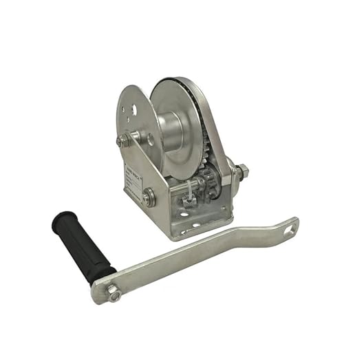 Winche manual de acero inoxidable 1800 lbs con doble bloqueo miniatura 6