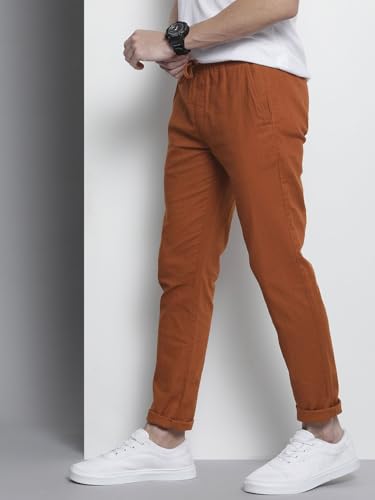 Image of THE Indian Garage CO Men Linen Jogger Trouser