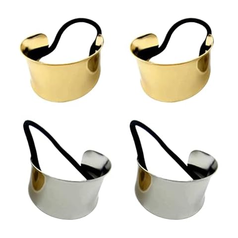 Elegant Alloy Ponytail Holder Set Cover
