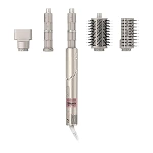 Shark HD430 FlexStyle – Sistema de peinado y secado de aire, potente cepillo secador de pelo y multiestilizador con rizadores de envoltura automática, cepillo de pala, cepillo ovalado, accesorio