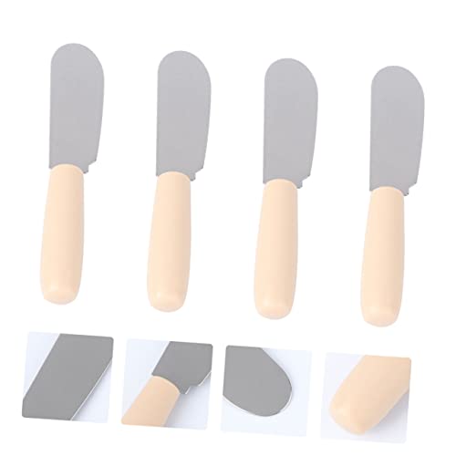 KICHOUSE 8pcs Butter Knife Butter for Cold Butter Jam Spreaders Cake Spatula Pizza Spatula Bread Spreader Cheese Spatula Cheese Spreader Knife Stainless Spatula Kitchen Spatulas Cream Pp