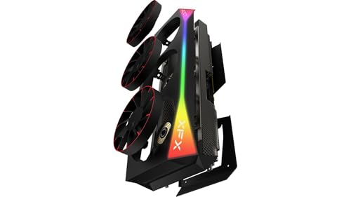 Image of XFX Mercury AMD Radeon RX 9070XT OC Magnetic Air Edition with RGB 16GB GDDR6 HDMI 3xDP, RDNA 4 RX-97TMARGBA, Graphics Card, Desktop PC