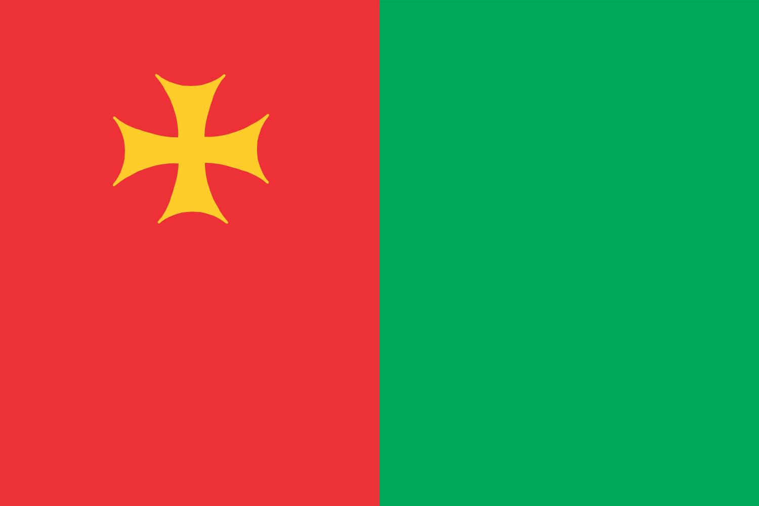 Drapeau Keda Municipality grand format pavillon Georgie Keda