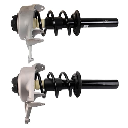 Image of TRQ Front Strut and Spring Assembly Set Loaded Pre-Assembled | For 2009 Audi A4 Base Model 10-16 A4 2009 Quattro Base Model 10-16 Quattro 10-14 A5 08-17 A5