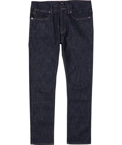 Rvca Mens Slim Fit Denim Pants - Daggers Denim (Dark Indigo, 36) #TOP21
