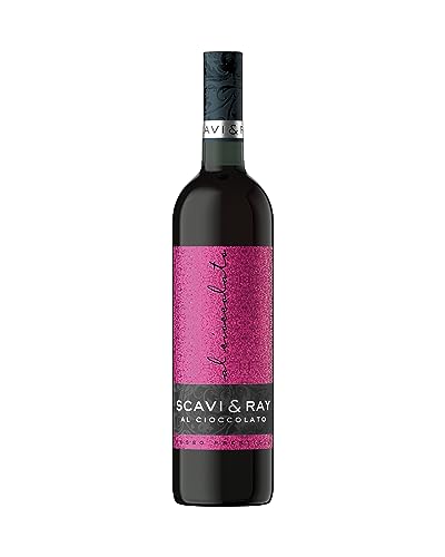 SCAVI & RAY Al Cioccolato - Fruchtiger, intensiver Rotwein aus Italien vereint mit feiner, herb-süßer Schokolade - Gekühlt und heiß genießbar (1 x 0.75l)