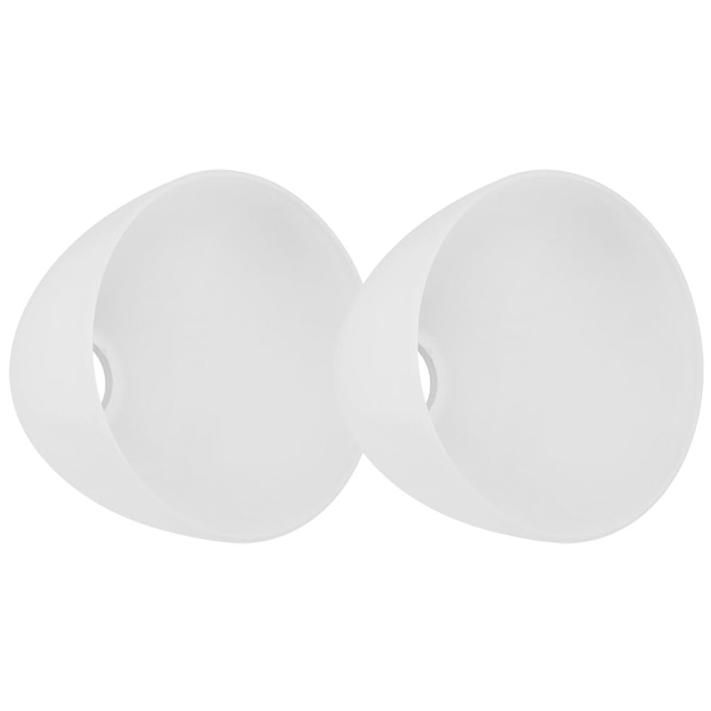 2 Pack Frosted Glass Lamp Shades E27 Ceiling Light Replacement
