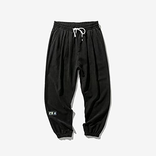 Baggy Sweatpants for Men 2023 Casual Loose Drawstring Solid Baggy Pants Outdoor Fashion Beam Feet Sweatpants4