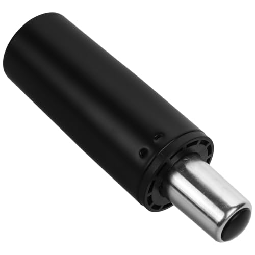 Cilindro de gas para silla de oficina en acero inoxidable negro que repara tu asiento gastado