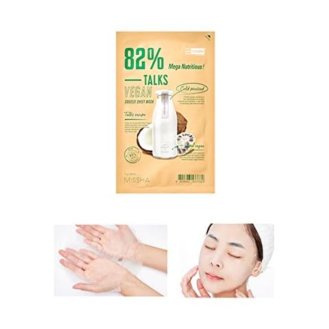 MISSHA Talks Vegan Squeeze Sheet Mask Mega Nutritious vegane Tuchmasken Cover