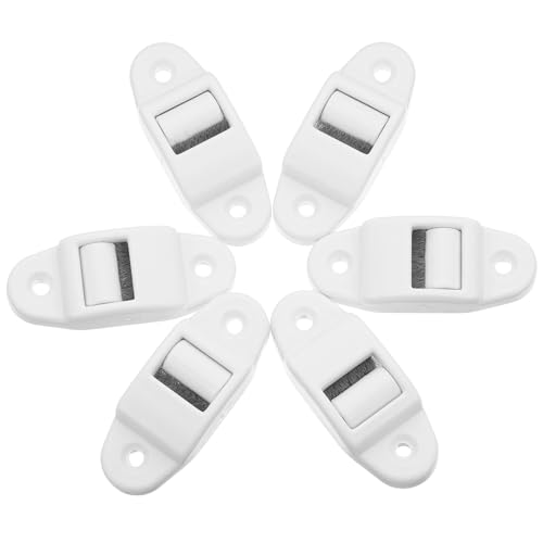 MUSISALY 6Pcs Lightweight Plastic Strap Guide with Internal Brush for Roller Shutter Belt Cleaning Webbing Cleaner Replacement Rollers for 14Mm Blind Accessories