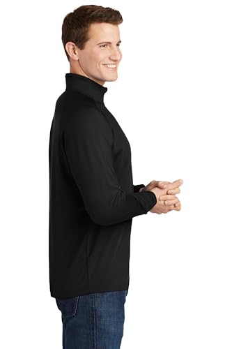 SPORT-TEK Men's Sport Wick Stretch 1/2 Zip Pullover2