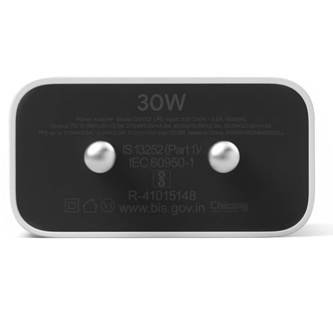 Image of Original Charger Compatible with Google Pixel 6 Google Pixel 6A Google Pixel 6 Pro Type C Fast Charger Adapter 30 Watt Type C to C (for Google Pixel 6A)